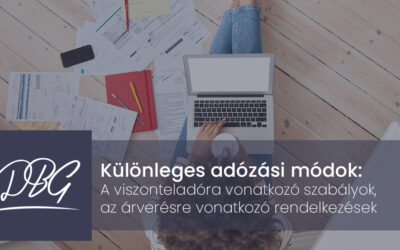 Különleges adózási módok