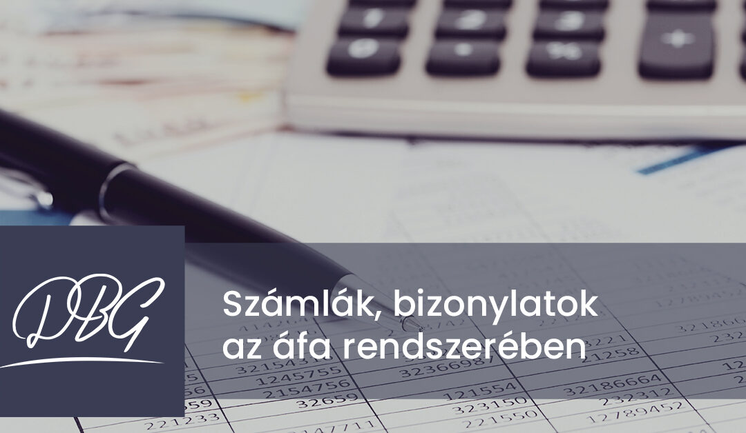 Számlák, bizonylatok az áfa rendszerében (Szanatex ügy)